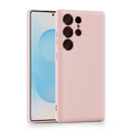 Suitable for three sam star built-in card slot all-inclusive mobile phone case san star s25ultra liquid tpu pure color mobile phone case