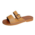 plus size sandals and slippers for women outwearsummer soft bottomnew arrivalfashioneasiest for match beef tendon bottom belt buckle