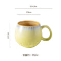 High-style, kiln-fired ceramic mug with a gradient design – perfect for a unique touch to your office afternoon tea. this generously sized mug is ideal for milk, coffee, or any beverage