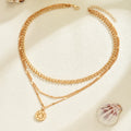 Long sweater chain wholesale european and american cross-border flower clavicle chain hip-hop multi-layered niche high-end necklace for women