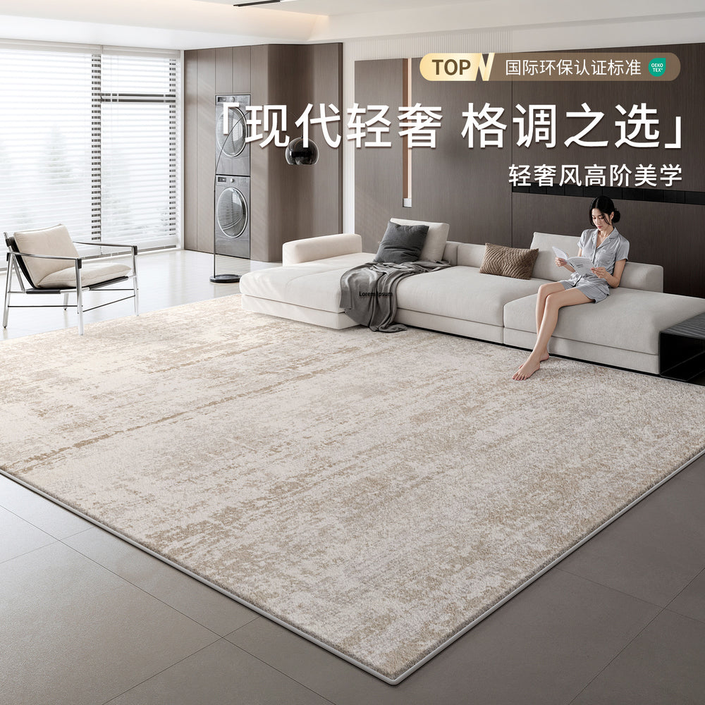 Modern minimalist luxury rug for living room - new italian style, thickened, home use, simple design, waterproof and stain-resistant floor mat