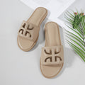 2026 new summer fashion flat sandals - women's one-strap beach slippers for travel