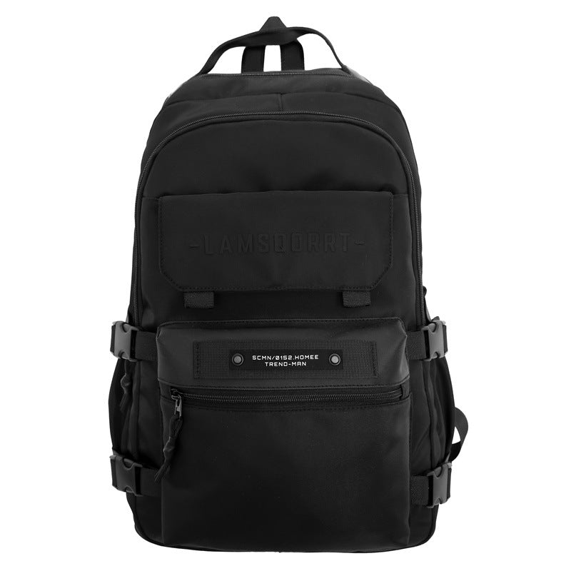 Cross-border wholesale student schoolbags Large capacity multi-layer light casual backpacks Male junior high school student schoolbags