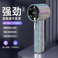 Amazon's best-selling diamond-filled high-speed small fan 199-speed violent turbine diamond handheld digital display small wind cannon cross-border