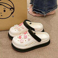 2025 summer new collection: closed-toe slides - trendy, platform, thick-soled, non-slip, wear-resistant clogs & sandals for outdoor wear