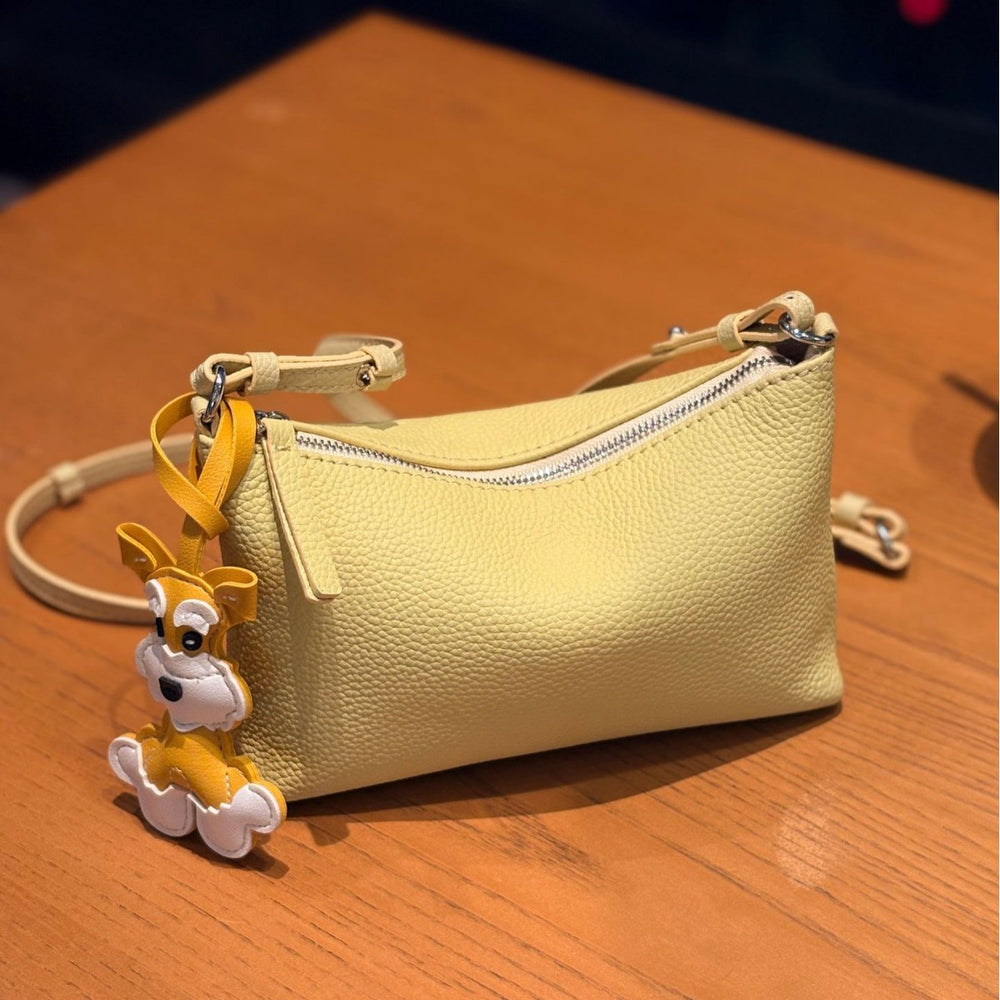 26new arrivalkoreanniche style first-layer cowhide casualsatchel mahjong bag normcore style classy sense can be worn cross-body small square bag