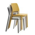 Scandinaviancasual plastic dining chair back chair thickened and stackable for homepopular restaurant restaurant milk tea shop chair