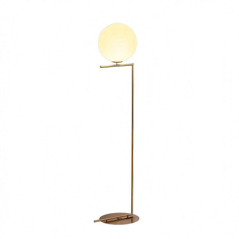 Postmodern floor lamp - bedroom, living room, study - creative & unique gold finish - nordic minimalist style - freestanding