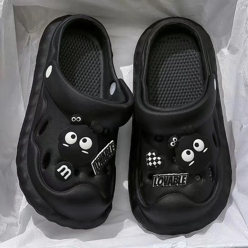 2025 women's summer slippers: super comfortable, cute, casual, versatile, indoor/outdoor, non-slip, clogs, thick sole