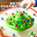 Kids' marble run balancing discs glass bead stacking game tabletop toy - parent-child interactive stress relief educational game for ages 3-6