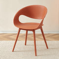 Scandinavianthickened plastic dining chair modern popular cafe dessert shop back chair casual engineering desk chair for home