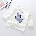 Boys' and girls' long-sleeve t-shirts, 100% cotton undershirts, spring and autumn styles, infant and toddler thermal underwear, baby tops, kids' and infant clothing