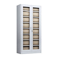 Heavy-duty steel office file cabinet - steel document cabinet for financial records, accounting files, and storage - low profile storage unit