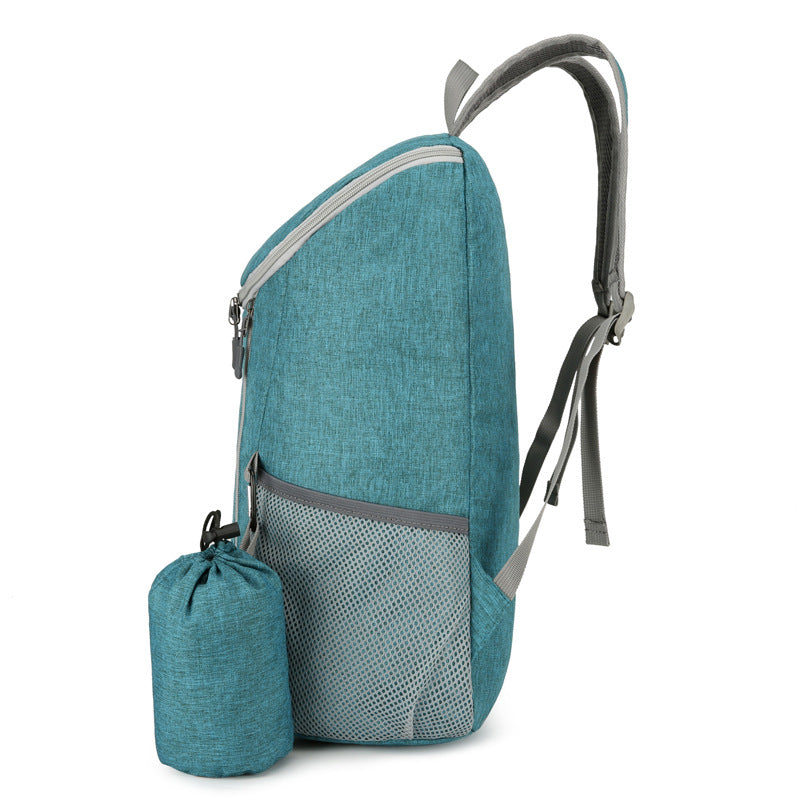 Outdoor folding backpack casual storage bag  new large-capacity backpack outdoor travel sports backpack