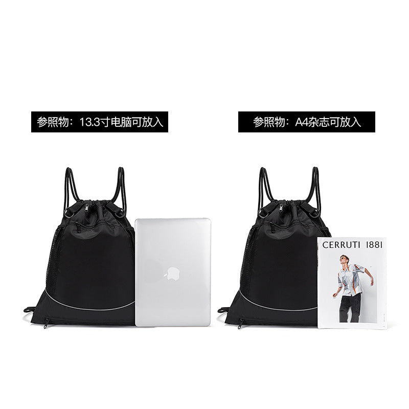 Cross-border  bundle bag drawstring backpack men and women outdoor travel sports backpack basketball football training bag