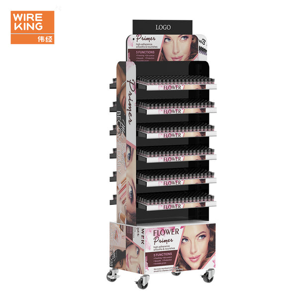 Factory custom display rack Cosmetics storage rack Makeup skin care products display cabinet Cosmetics display rack Display rack