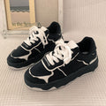 Women's spring/autumn white sneakers - 2026 new arrival, trending online, street style, chunky sole, chic, versatile, niche design