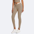 European and american eco-friendly fabric seamless yoga pants for women - high-waisted, butt-lifting, tight-fitting leggings with stretch for sports and fitness