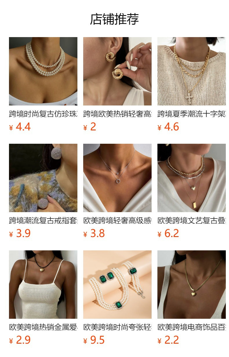 Wholesale devil's eye necklace - cross-border alloy jewelry, unique sun pendant, women's multi-layer necklace, trendy ins style accessories