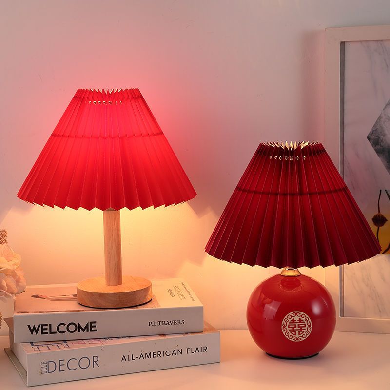 Table lamp wedding red wedding room bedside bedroom bedside red double happiness wedding everbright lamp gift decorative table lamp