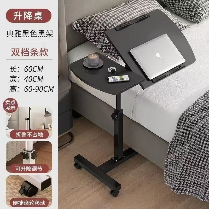 foldable computer desk stand floor reading puzzle stand lazy simple adjustable movable bedside table