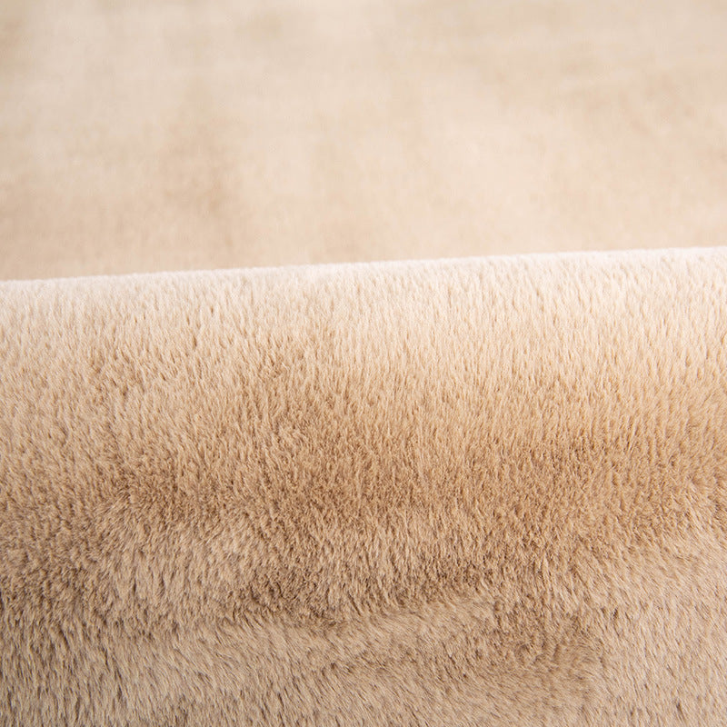 Imitation rabbit fur carpet bedroom bedside blanket thick living room cloakroom whiteinsstuffed room sofa floor mat bay window