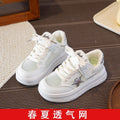 Single mesh kidswhite shoes soft bottom lightweight boys sneakers new arrivalsummergirlscasual sneakers breathable