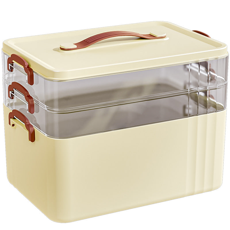 New large household medicine box, large-capacity household medicine box, multi-layer drug classification, storage and sorting box