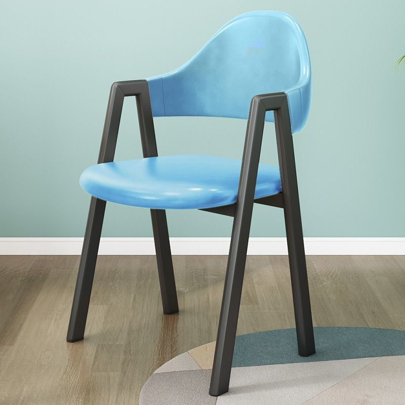 Dining chair home casual modern scandinavian chair bedroom study desk chair casual stool backrest commercial dining table chair