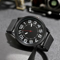 New arrival quartz watch for export, stylish men's mesh strap watch, business wristwatch, sports series, ready stock, wholesale one piece