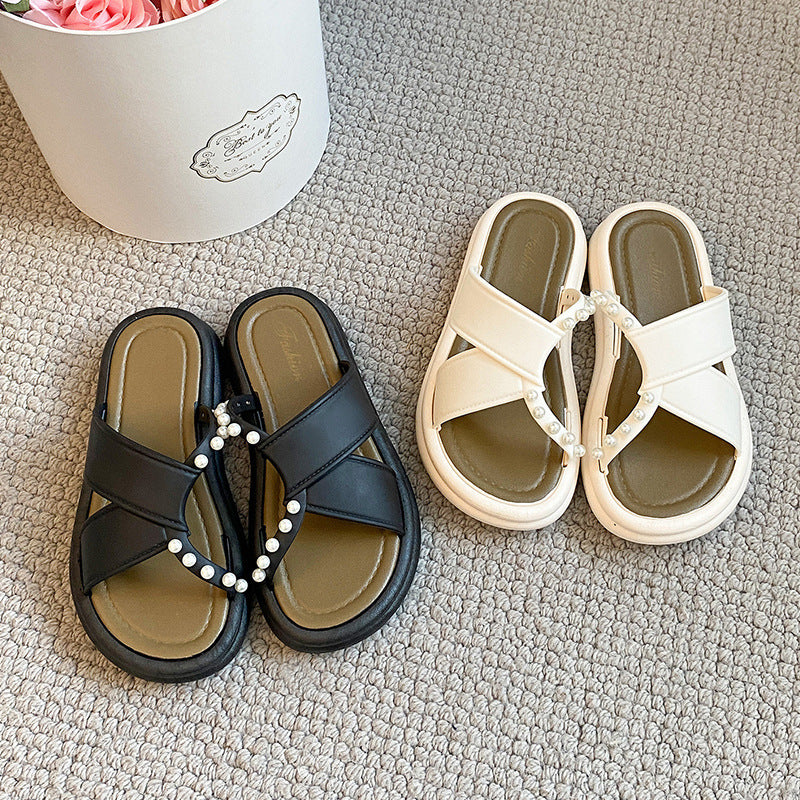 new hot-selling slippers for women, summer outdoor wear, fashionable non-slip flip-flops, fairy style cool slippers, cross-border hot-selling