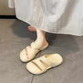New arrival beach shoes for men and women summer lazy style toe cap slippers women's summer outwear comfortable easiest for match lightweight sandals
