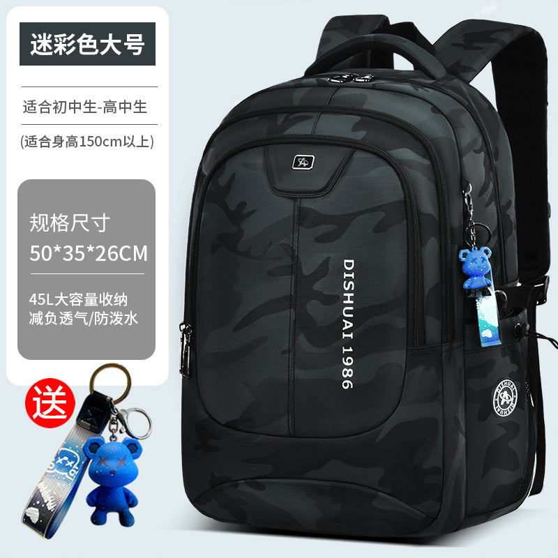 2026 new school backpack for middle and high school boys - extra large capacity, ergonomic, and lightweight