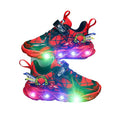 Wholesale light-up kids' sneakers:  spring/autumn new arrivals, fleece-lined warm boys' shoes, toddler & children's running shoes