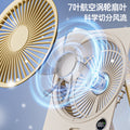 Best selling desktop fan card usb fan dormitory portable small fan desktop fan outdoor silent digital display