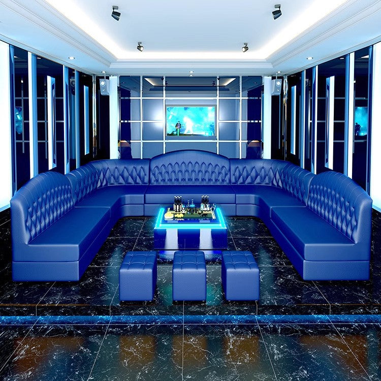 High-end KTV sofa party room bar sofa booth dance hall club box family ktv coffee table