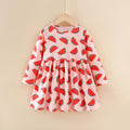 New girls' dress - spring/autumn cartoon princess dress - 100% cotton long-sleeve dress for girls - cross-border  collection