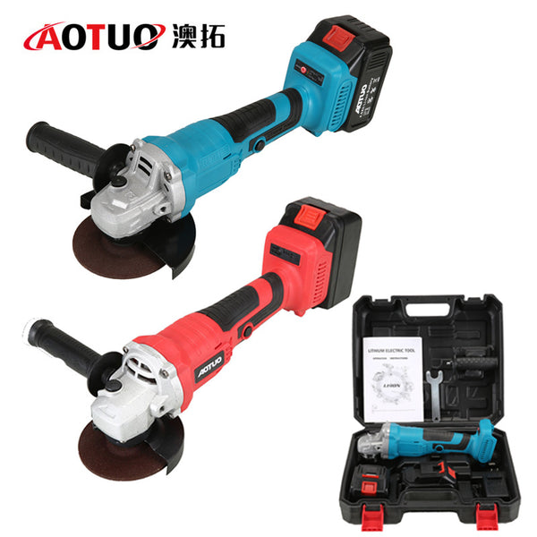 New brushless lithium battery angle grinder, charging angle grinder, wireless grinder, cutting machine, polishing machine wholesale