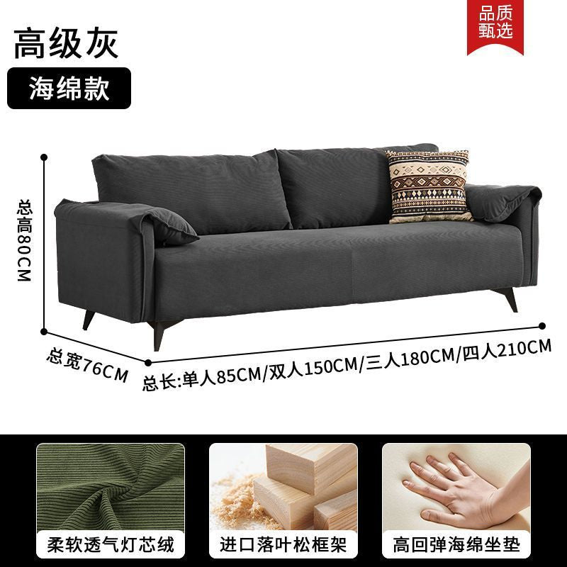American mid-century oil wax leather sofa, perfect for living rooms, small apartments, clothing store receptions, and adding a touch of understated luxury with a vintage vibe. this double-seater sofa is a stylish choice