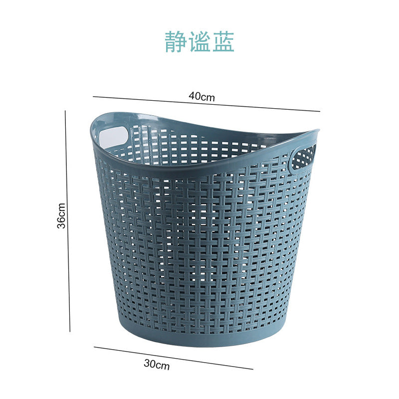 Simple dirty clothes storage basket Household stackable dirty clothes basket Laundry basket Japanese plastic dirty clothes basket storage basket