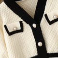 Girls' knitted sweater set - two-piece outfit - new autumn/winter  collection - baby girl flare pants & cardigan set