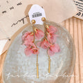 Holiday dopamine petal tassel earrings - women's beachy sanya vibes earrings - 2026 stunning earrings