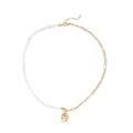 Women's pearl pendant wholesale: european and american cross-border design, mixed metal jewelry, high-end, unique, and trendy necklaces