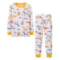 Aliexpress tenu kids' pajama set - autumn/winter style - all-over car print - boys' long-sleeve loungewear set