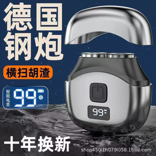 New razor double-head digital display razor travel business trip convenient washable knife head fast charging razor