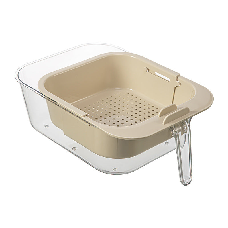 Lazy melon seeds snack dried fruit box double layer thickened living room drain basket household fruit plate drain plate storage box