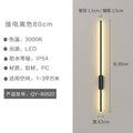Outdoor wall light waterproof linear pathway lamp modern minimalist exterior wall sconce villa exterior wall light doorway light