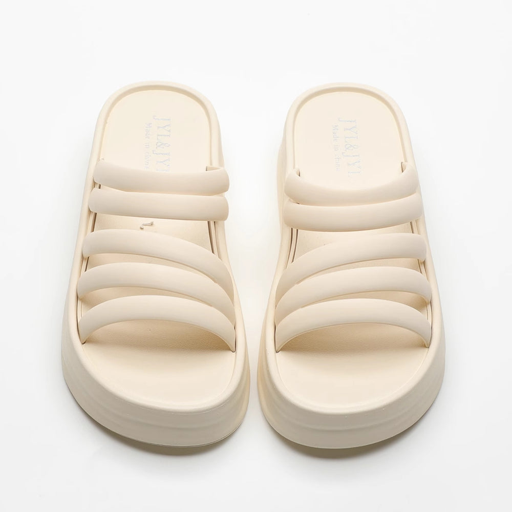 Thick sole sandals and slippers for women summeroutwear2025new arrivalnon-slipfashionpopular indoor home platform sandals
