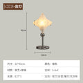 Diamond pleated glass table lamp wall lamp chandelier silver chrome metal retro cream style bedroom bedside bay window soft light