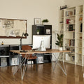Scandinavian solid wood desktop for homecasual desk bedroom desk large board table modern long study table computer table